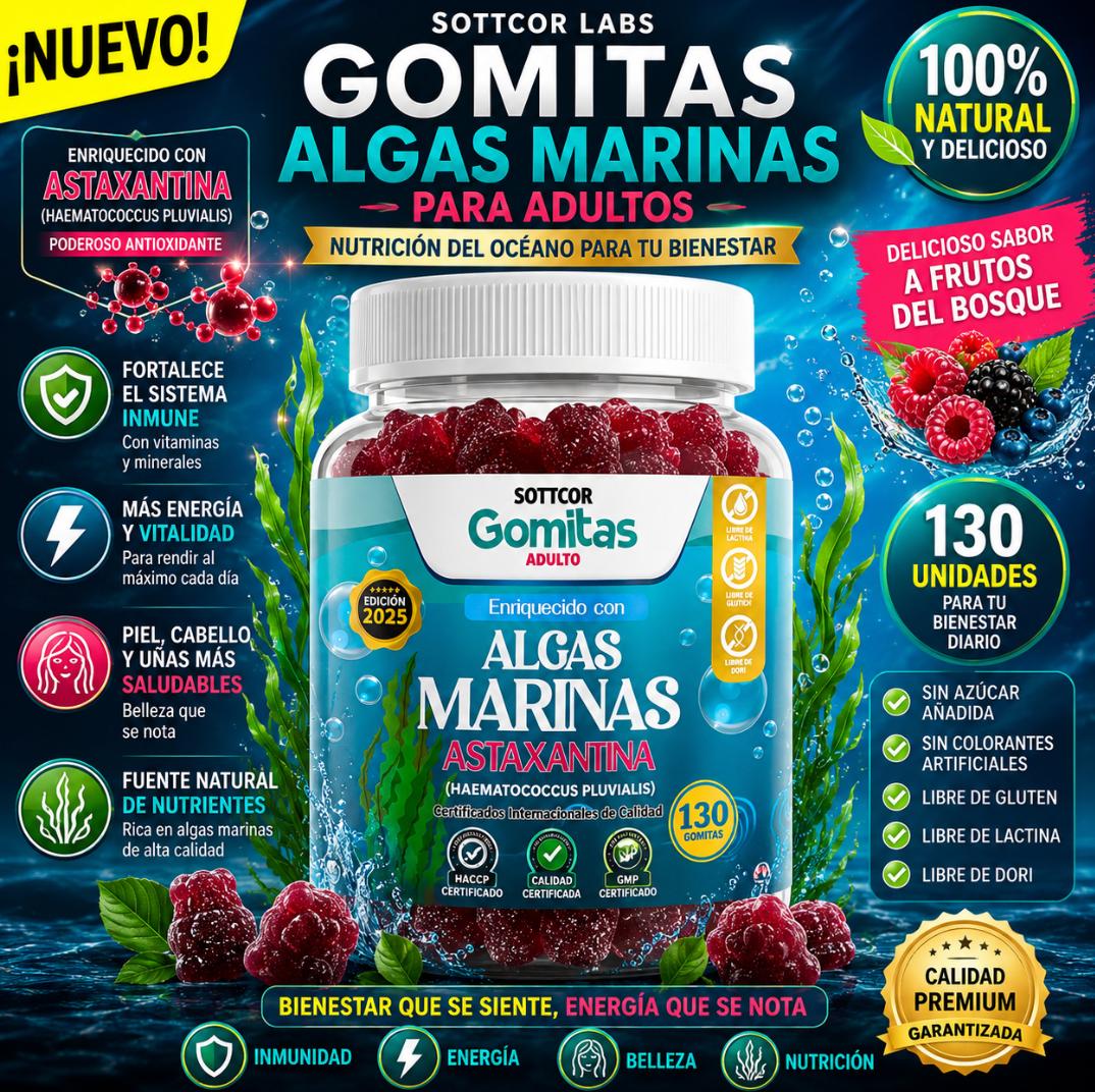 GOMITAS ALGAS MARINAS